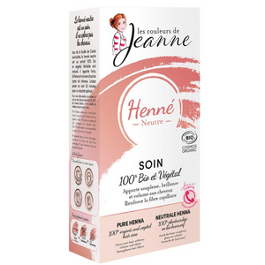 Henné Neutre certifié bio – Les Couleurs de Jeanne