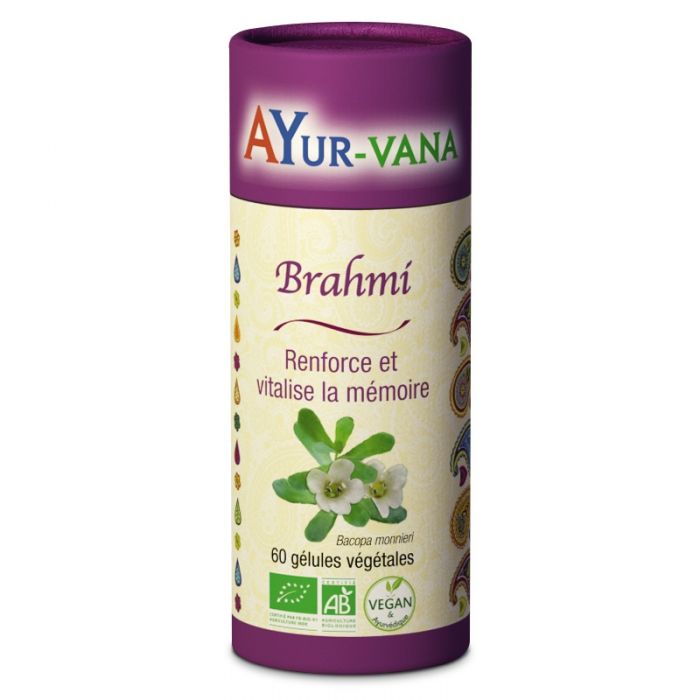 Brahmi Bio (Bacopa monnieri) - 60 gélules