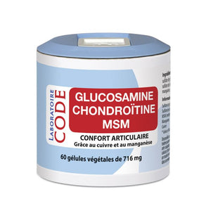 Glucosamine Chondroïtine MSM 60 gélules