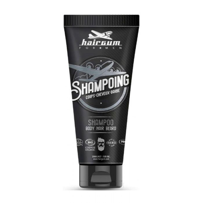 Shampoing cheveux, barbe et corps Hairgum 200 g